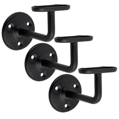 Marketplace JPG companion for Handrail Bannister Support Stair Rail Bracket Black 2-6 - 63mm