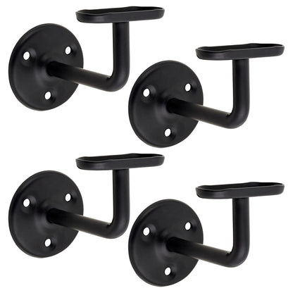 Marketplace JPG companion for Handrail Bannister Support Stair Rail Bracket Black 2-6 - 63mm