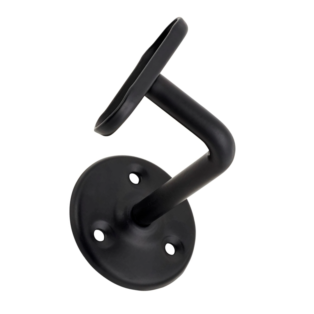 Handrail Bannister Support Stair Rail Bracket Black 2-6