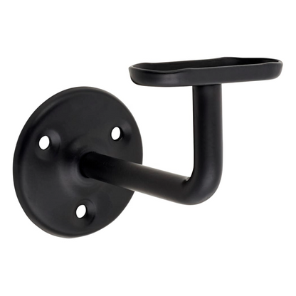 Handrail Bannister Support Stair Rail Bracket Black 2-6