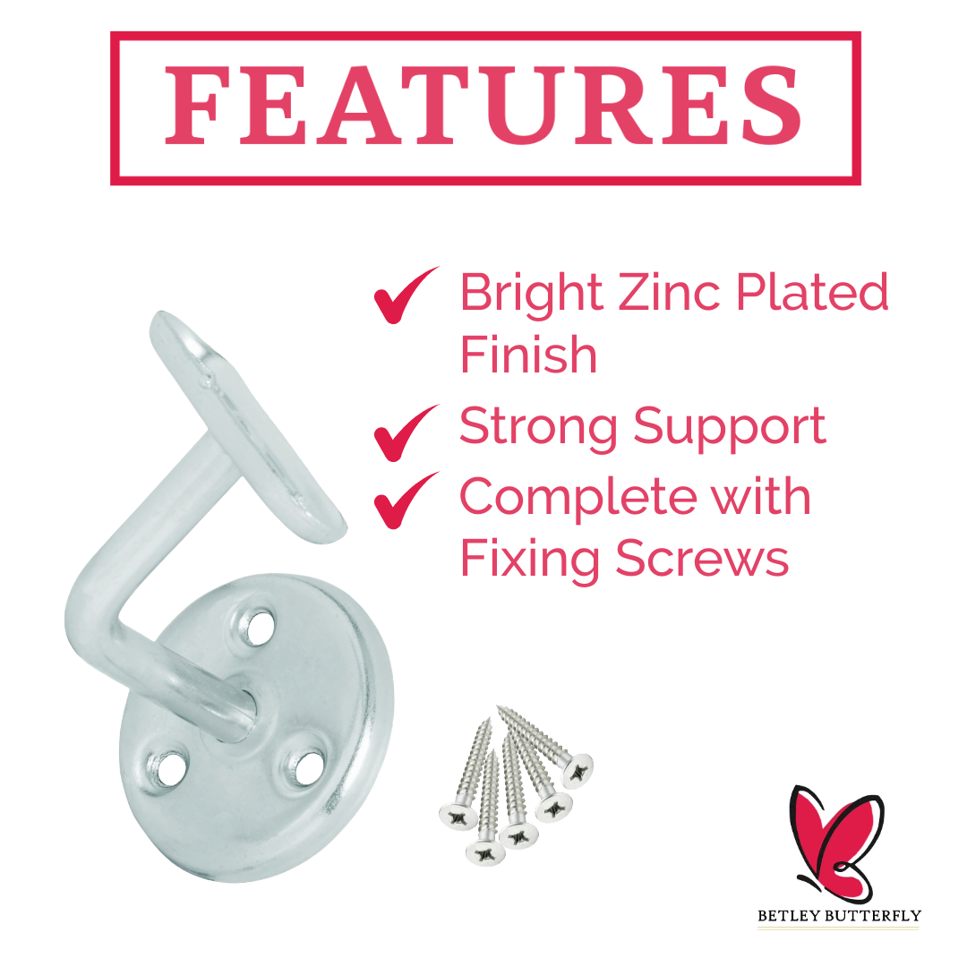 Support de rampe d'escalier en laiton 2-5