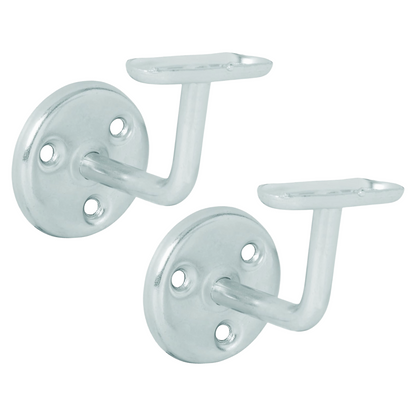 Handrail Bannister Support Stair Rail Bracket Zinc Plated 2-6 - 63mm