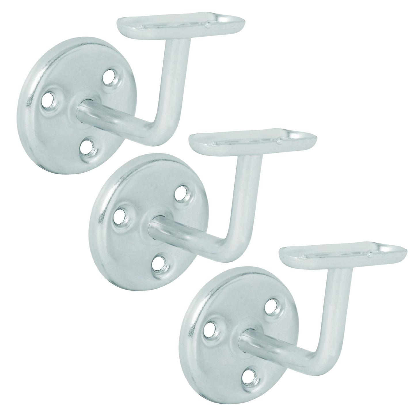 Handrail Bannister Support Stair Rail Bracket Zinc Plated 2-6 - 63mm