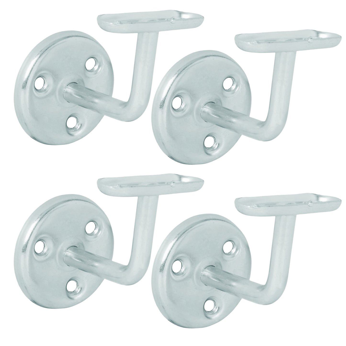 Handrail Bannister Support Stair Rail Bracket Zinc Plated 2-6 - 63mm