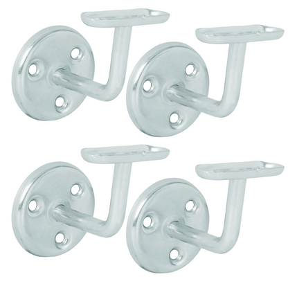 Handrail Bannister Support Stair Rail Bracket Zinc Plated 2-6 - 63mm