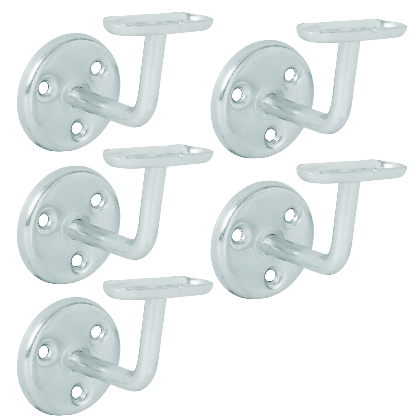 Handrail Bannister Support Stair Rail Bracket Zinc Plated 2-6 - 63mm