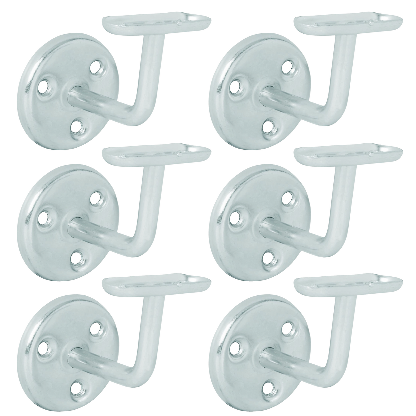 Handrail Bannister Support Stair Rail Bracket Zinc Plated 2-6 - 63mm