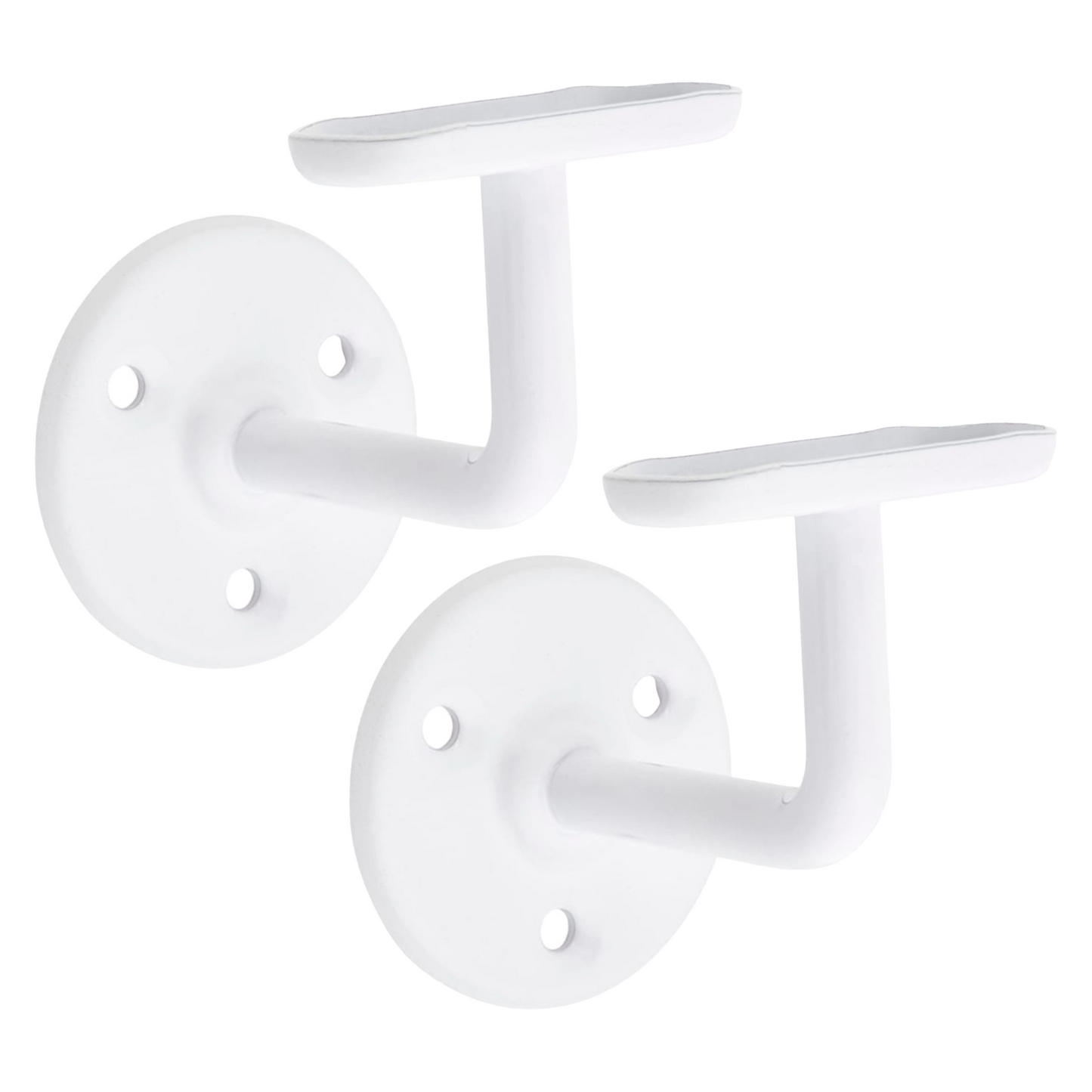 Handrail Bannister Support Stair Rail Bracket White 2-6 - 63mm