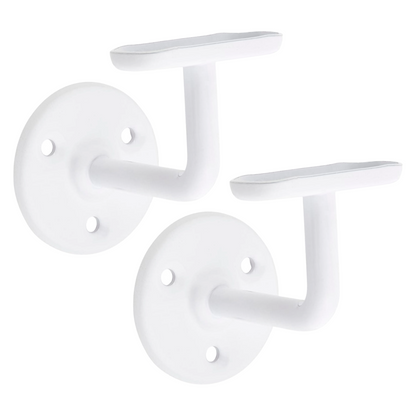 Handrail Bannister Support Stair Rail Bracket White 2-6 - 63mm