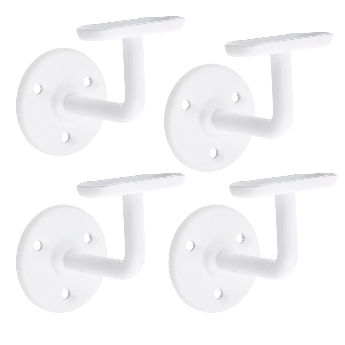 Marketplace JPG companion for Handrail Bannister Support Stair Rail Bracket White 2-6 - 63mm