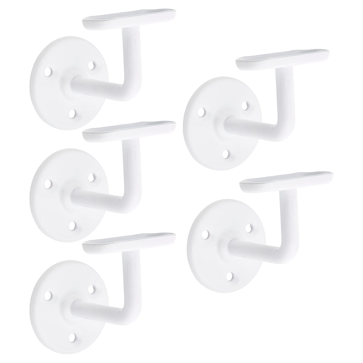 Marketplace JPG companion for Handrail Bannister Support Stair Rail Bracket White 2-6 - 63mm