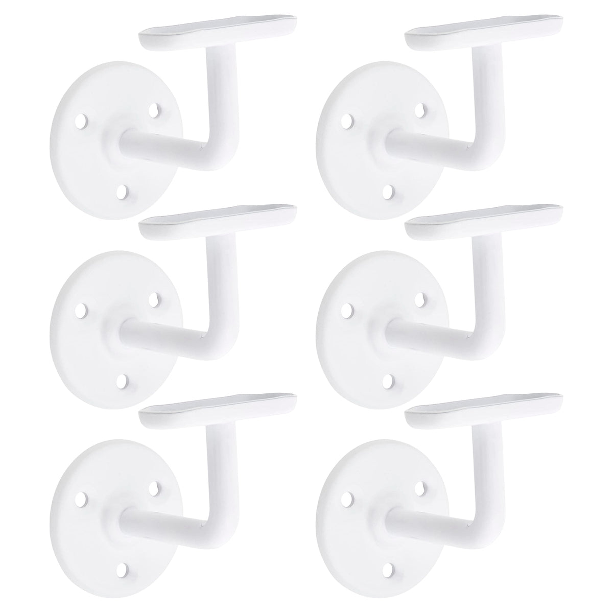 Marketplace JPG companion for Handrail Bannister Support Stair Rail Bracket White 2-6 - 63mm