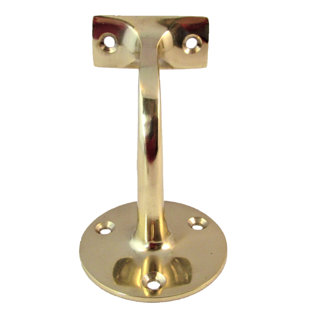 Handrail Bracket Bannister Stair Rail Support Brass 2-6