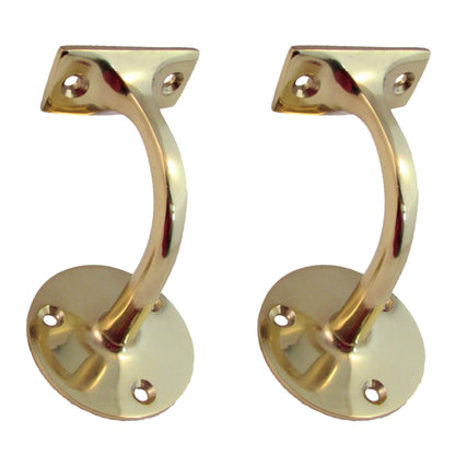 Marketplace JPG companion for Handrail Bracket Bannister Stair Rail Support Brass 2-6 - 76mm
