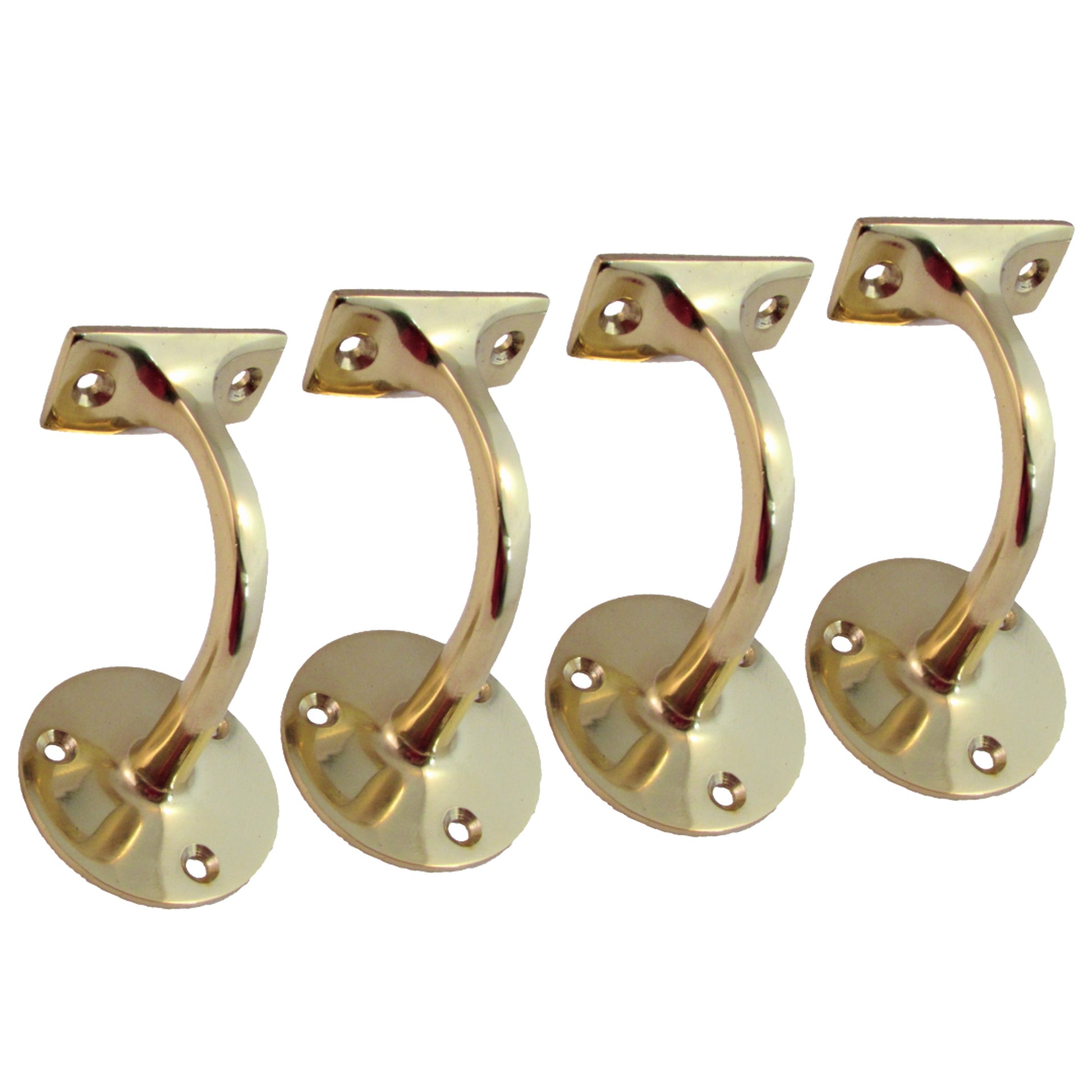 Marketplace JPG companion for Handrail Bracket Bannister Stair Rail Support Brass 2-6 - 76mm
