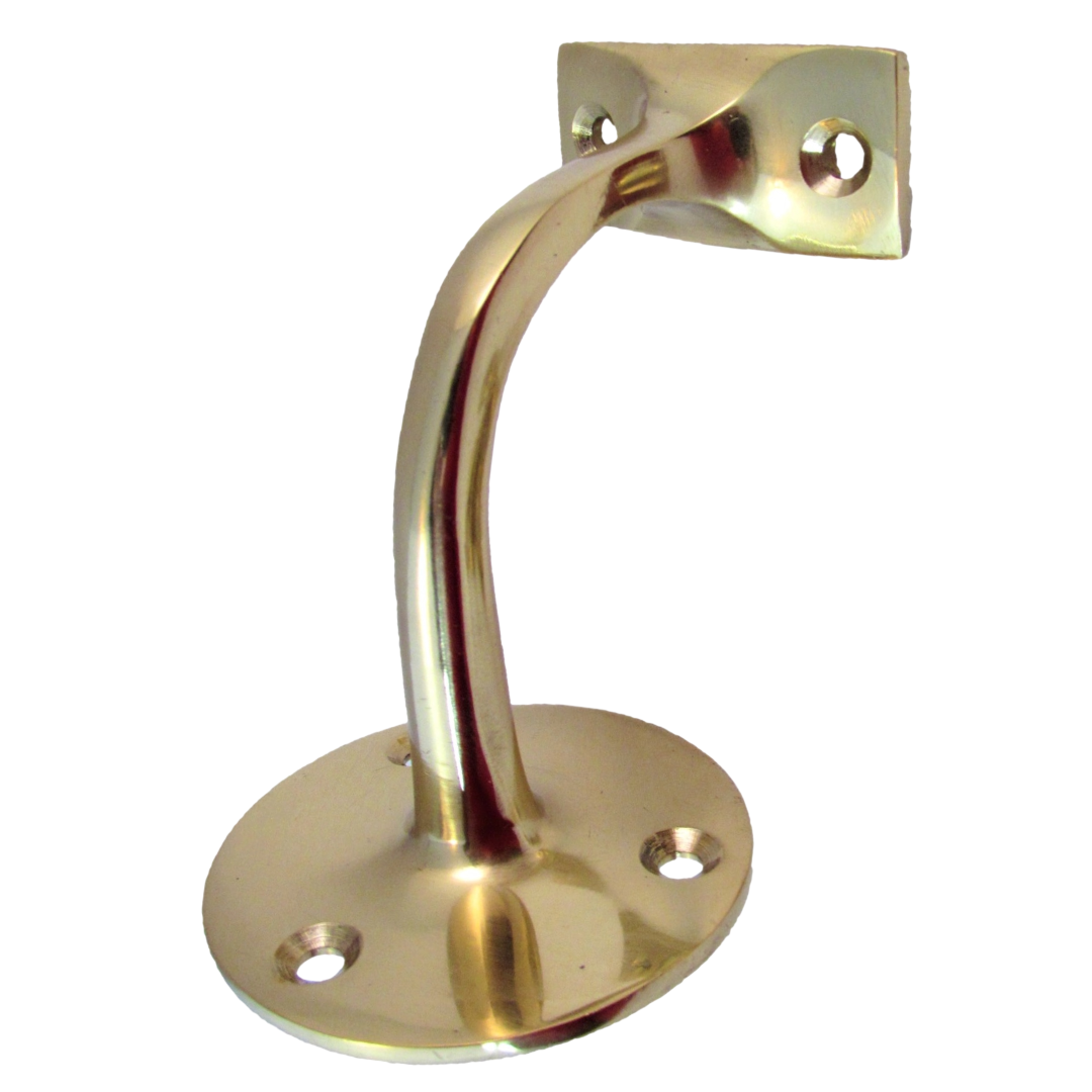 Handrail Bracket Bannister Stair Rail Support Brass 2-6