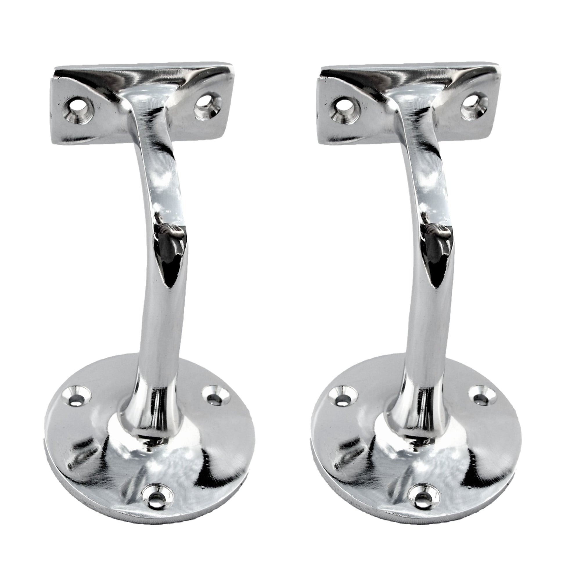 Marketplace JPG companion for Handrail Bracket Bannister Stair Rail Support Chrome 2-6 - 76mm