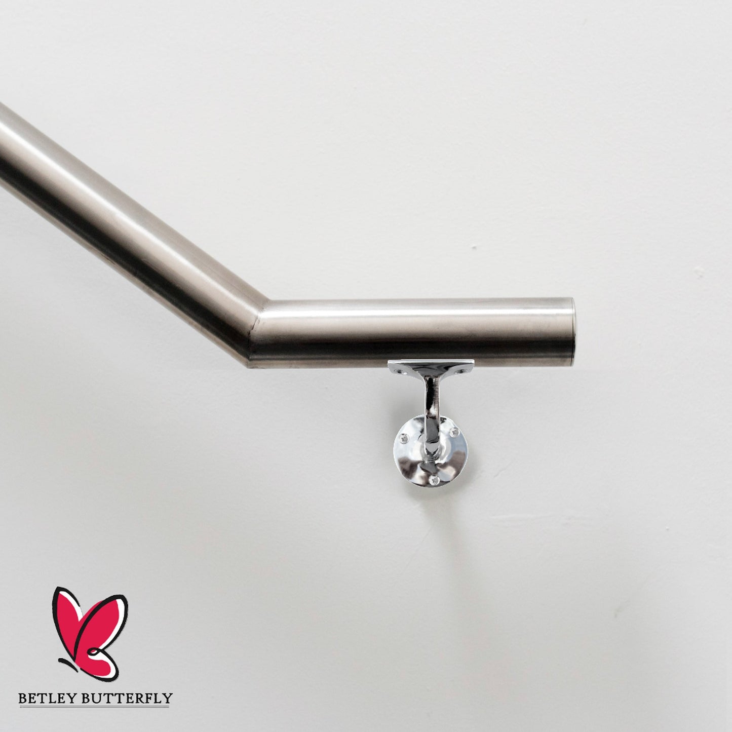 Marketplace JPG companion for Handrail Bracket Bannister Stair Rail Support Chrome 2-6 - 76mm