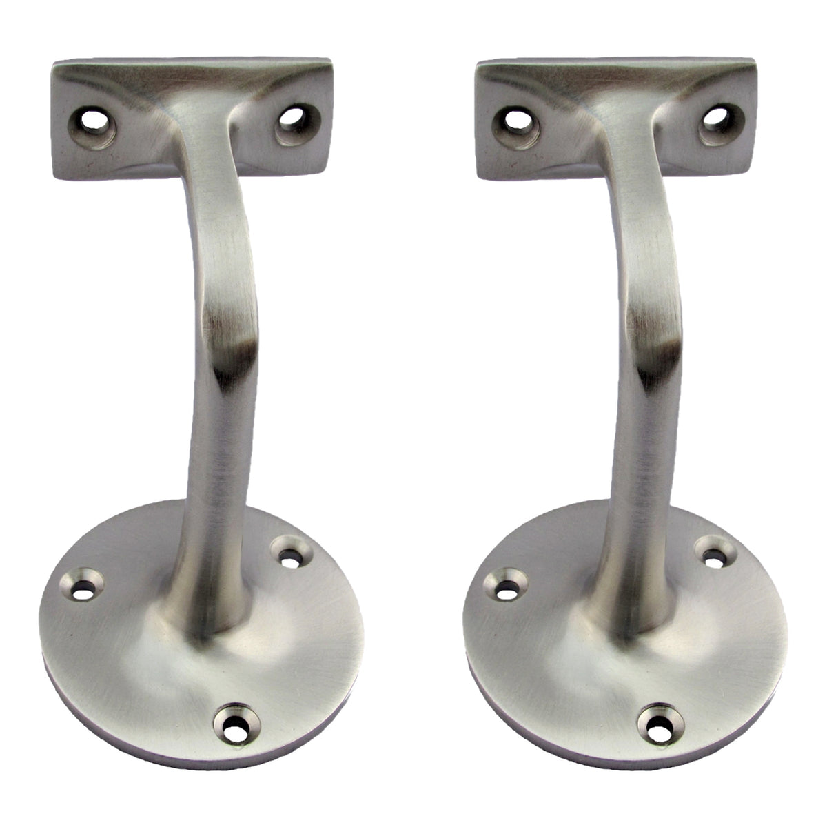Marketplace JPG companion for Handrail Bracket Bannister Stair Rail Support Satin 2-6 - 76mm