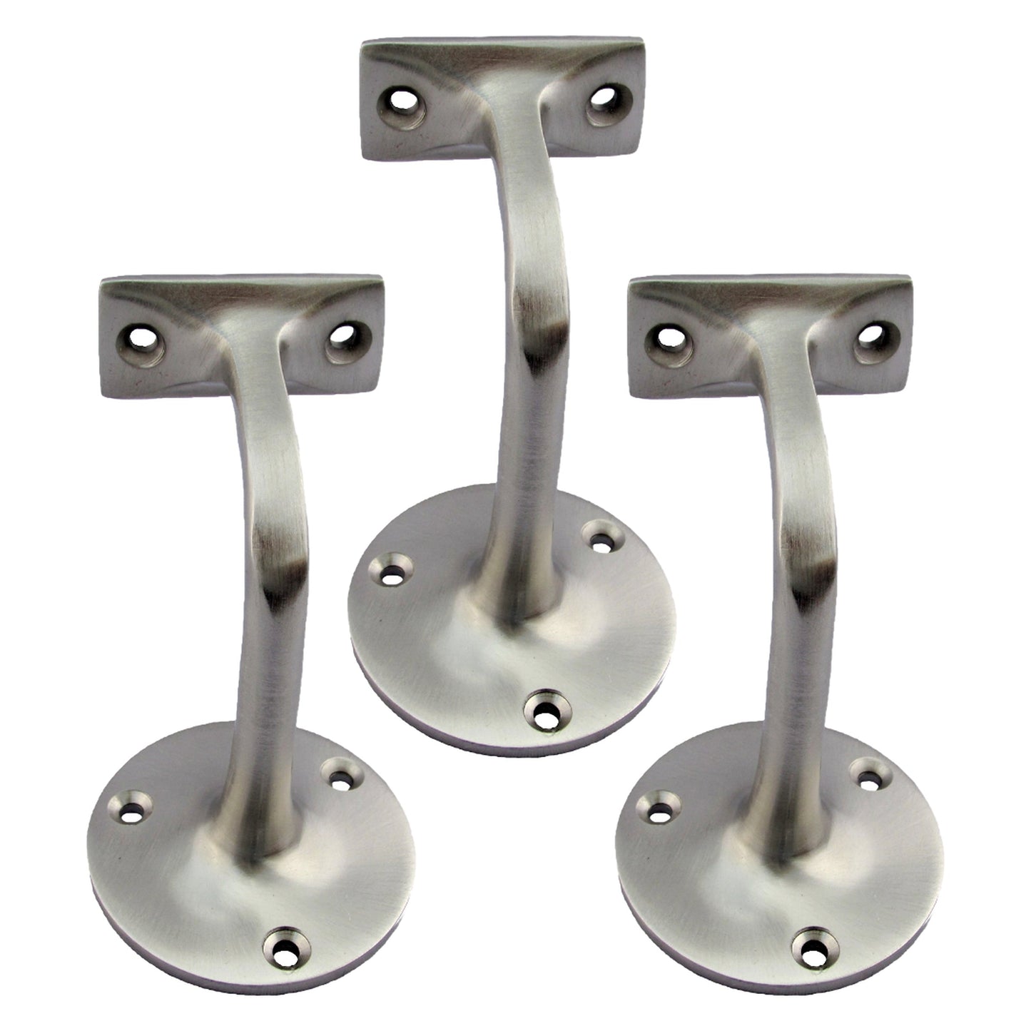 Marketplace JPG companion for Handrail Bracket Bannister Stair Rail Support Satin 2-6 - 76mm