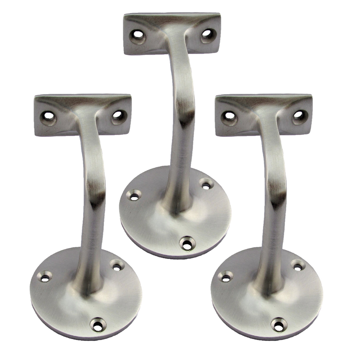 Marketplace JPG companion for Handrail Bracket Bannister Stair Rail Support Satin 2-6 - 76mm