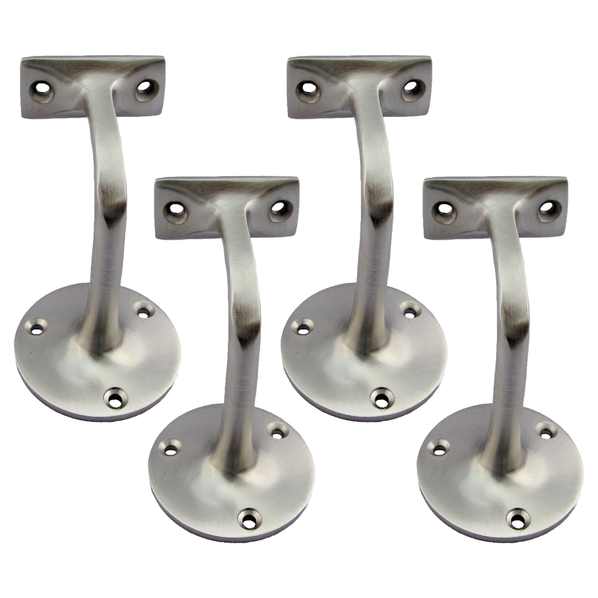 Marketplace JPG companion for Handrail Bracket Bannister Stair Rail Support Satin 2-6 - 76mm