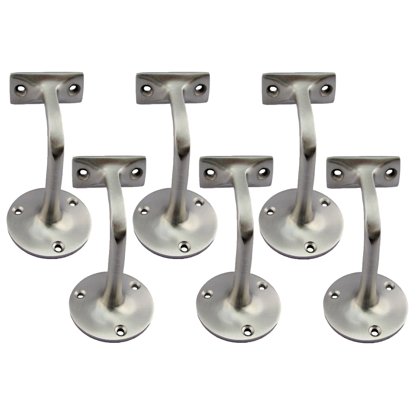 Marketplace JPG companion for Handrail Bracket Bannister Stair Rail Support Satin 2-6 - 76mm