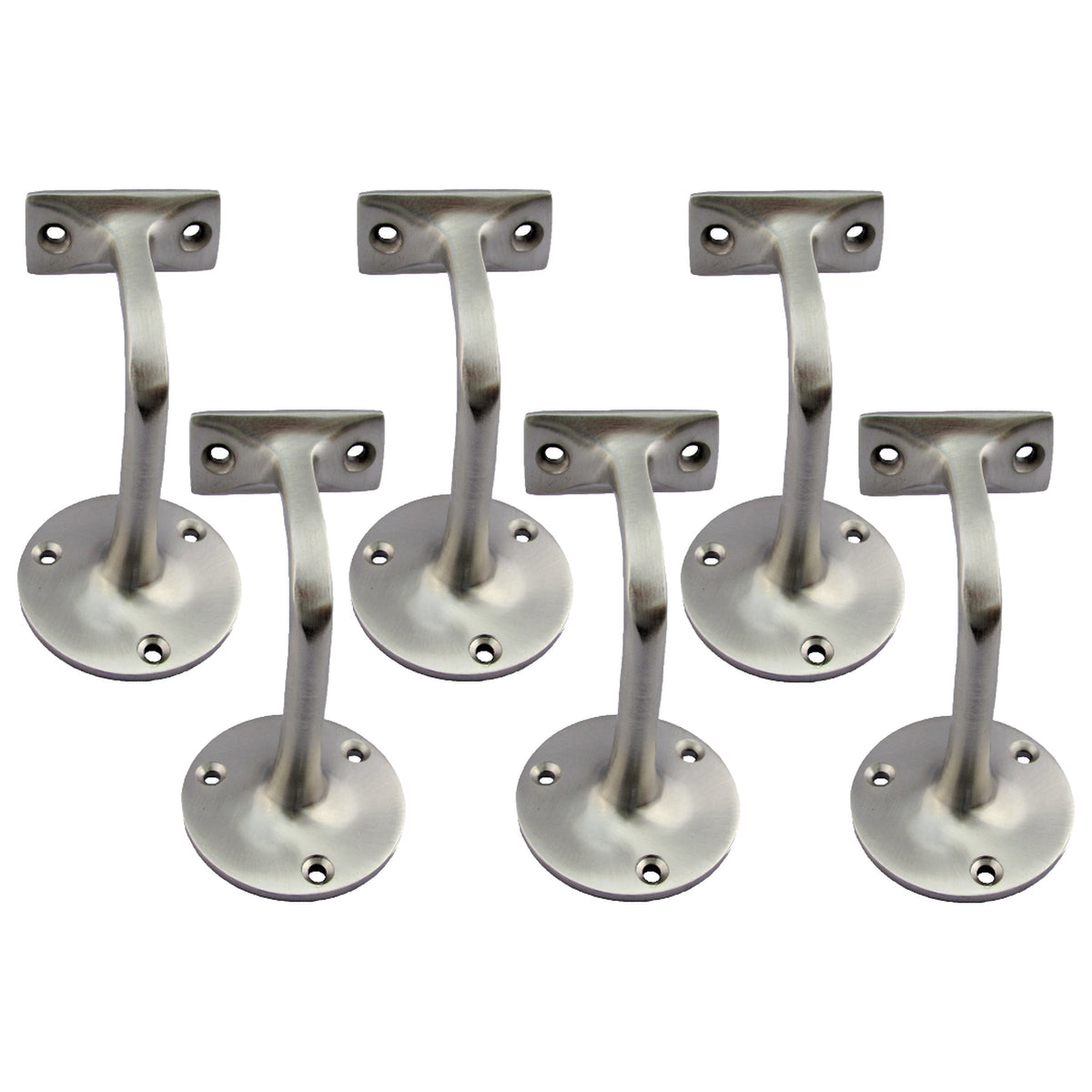 Marketplace JPG companion for Handrail Bracket Bannister Stair Rail Support Satin 2-6 - 76mm