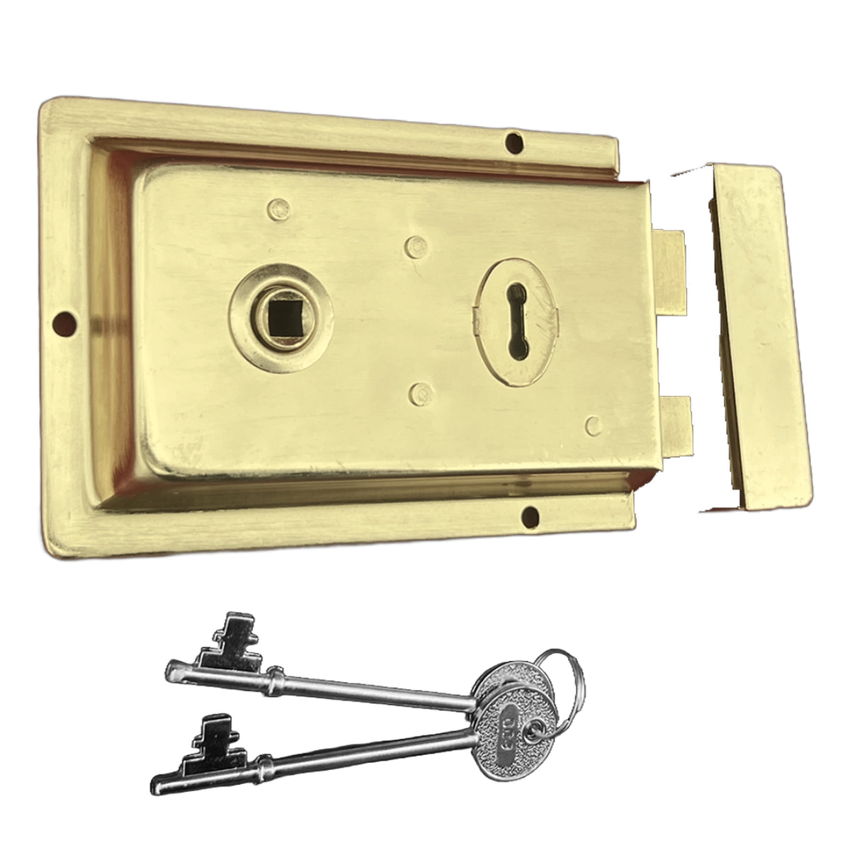 Marketplace JPG companion for Brass Fluted Iron Rim Lock Victorian - 6" x 4"