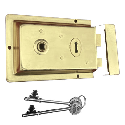 Marketplace JPG companion for Brass Fluted Iron Rim Lock Victorian - 6" x 4"