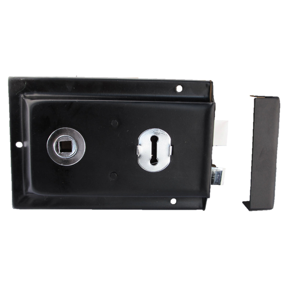 Marketplace JPG companion for Black Rim Lock Victorian Style Chrome - 6" x 4"