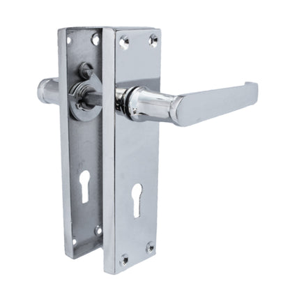 Marketplace JPG companion for Door Handles Straight Lever Lock Keys Hinge Set - Chrome 150 X 40mm - 3"