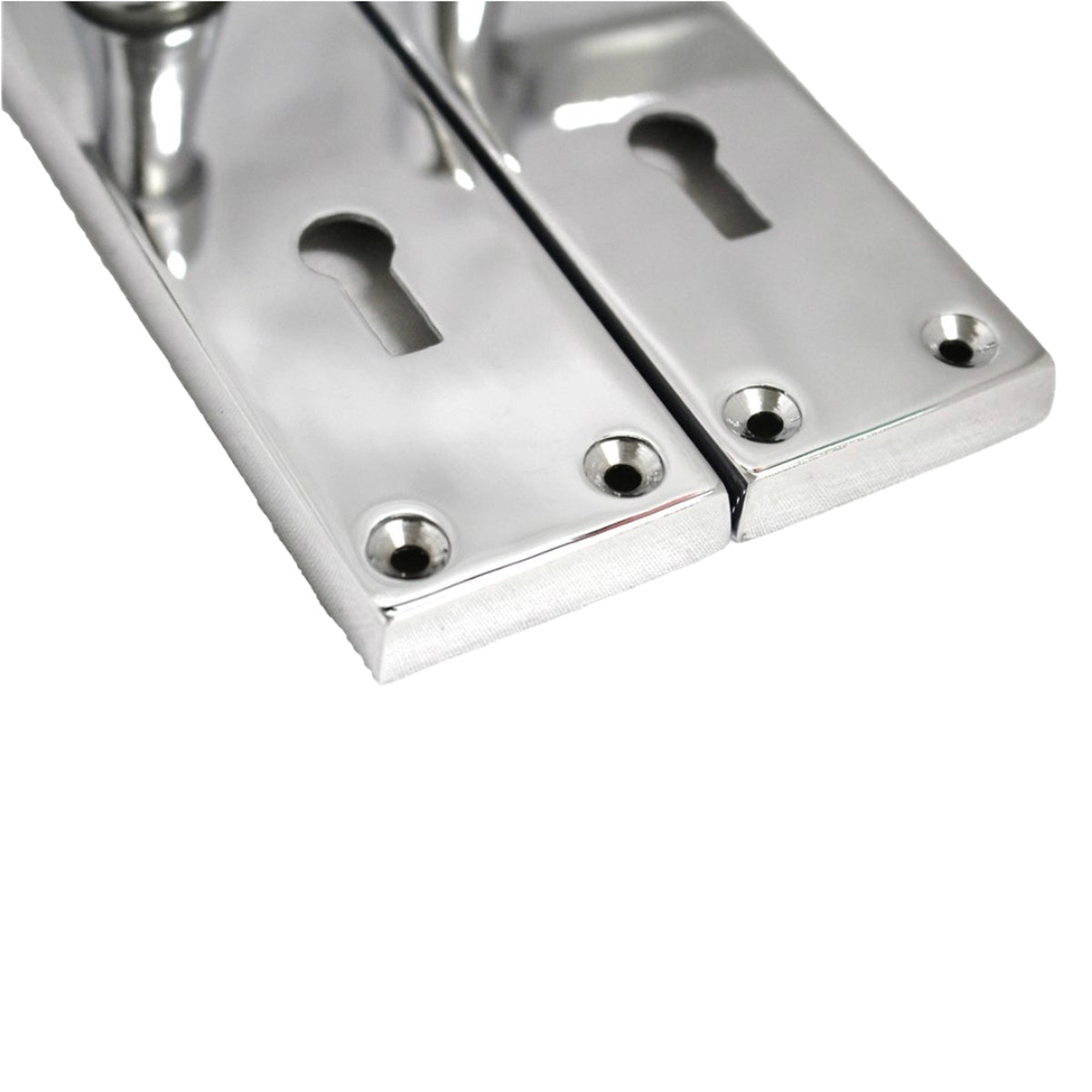 Marketplace JPG companion for Door Handles Victorian Scroll Lever Lock - Chrome Pack Hinges 150 X 40mm