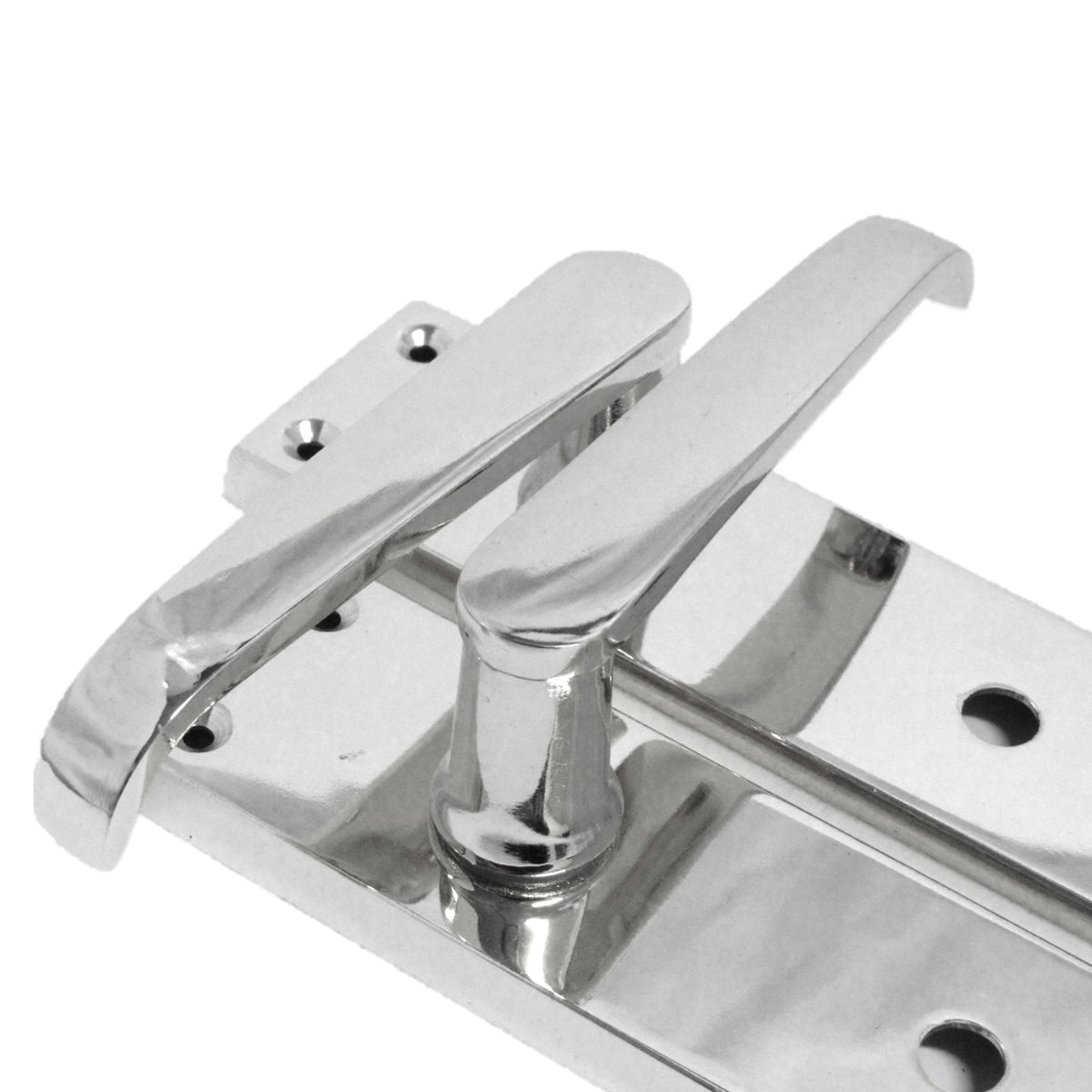 Marketplace JPG companion for Bathroom Door Handle Set - Chrome Straight Lever Victorian Handles - 3"