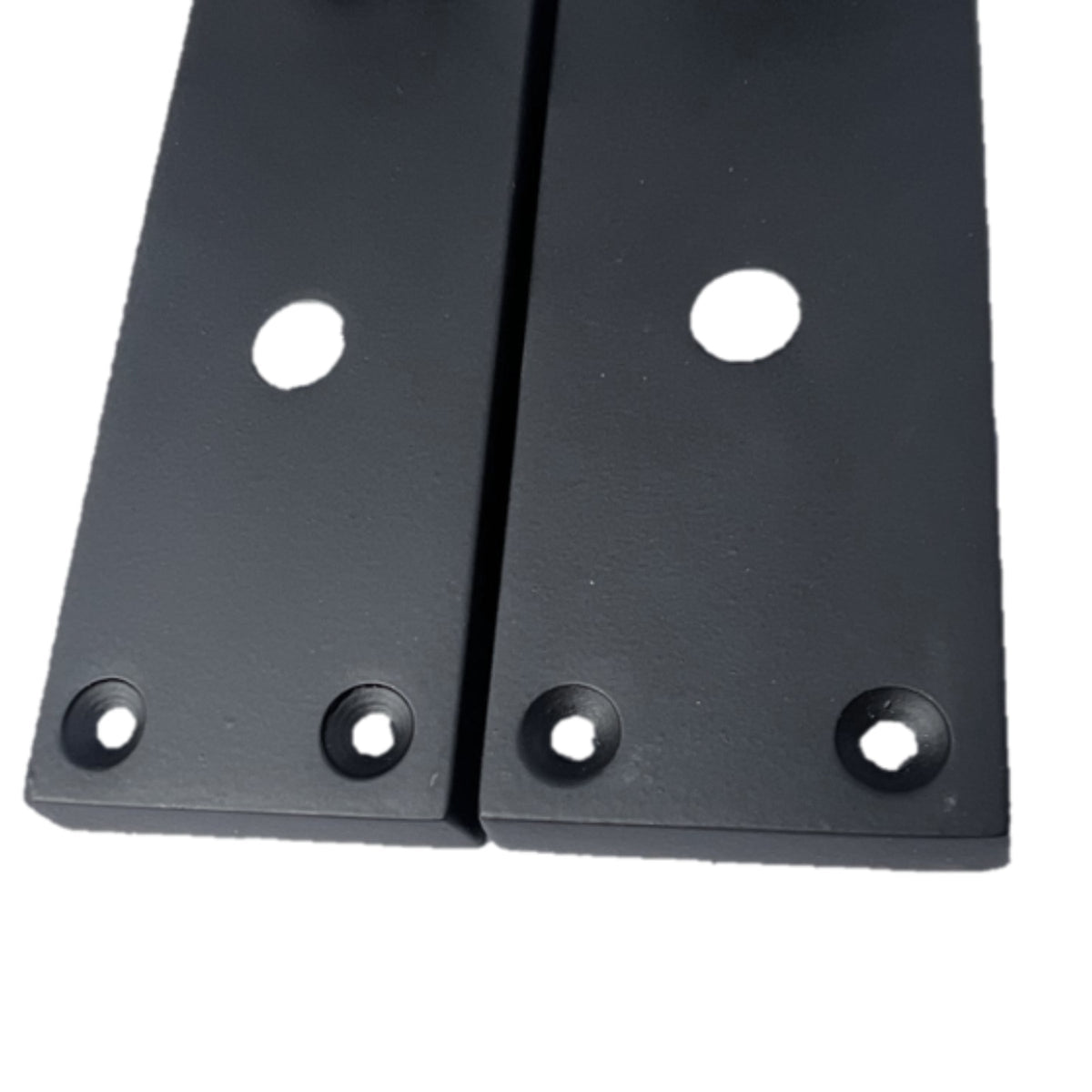 Marketplace JPG companion for Bathroom Door Handle Set - Matt Black Straight Lever Victorian Handles - 3"
