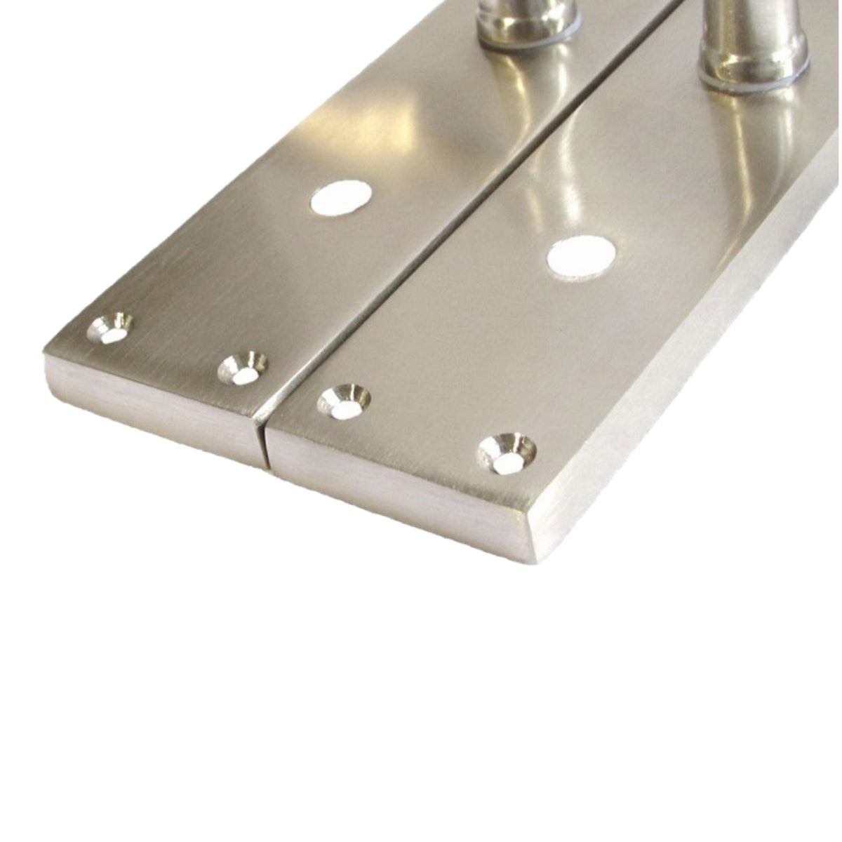 Marketplace JPG companion for Door Handles Victorian Scroll Lever Bath Lock - Satin Pack Hinges 150 X 40mm