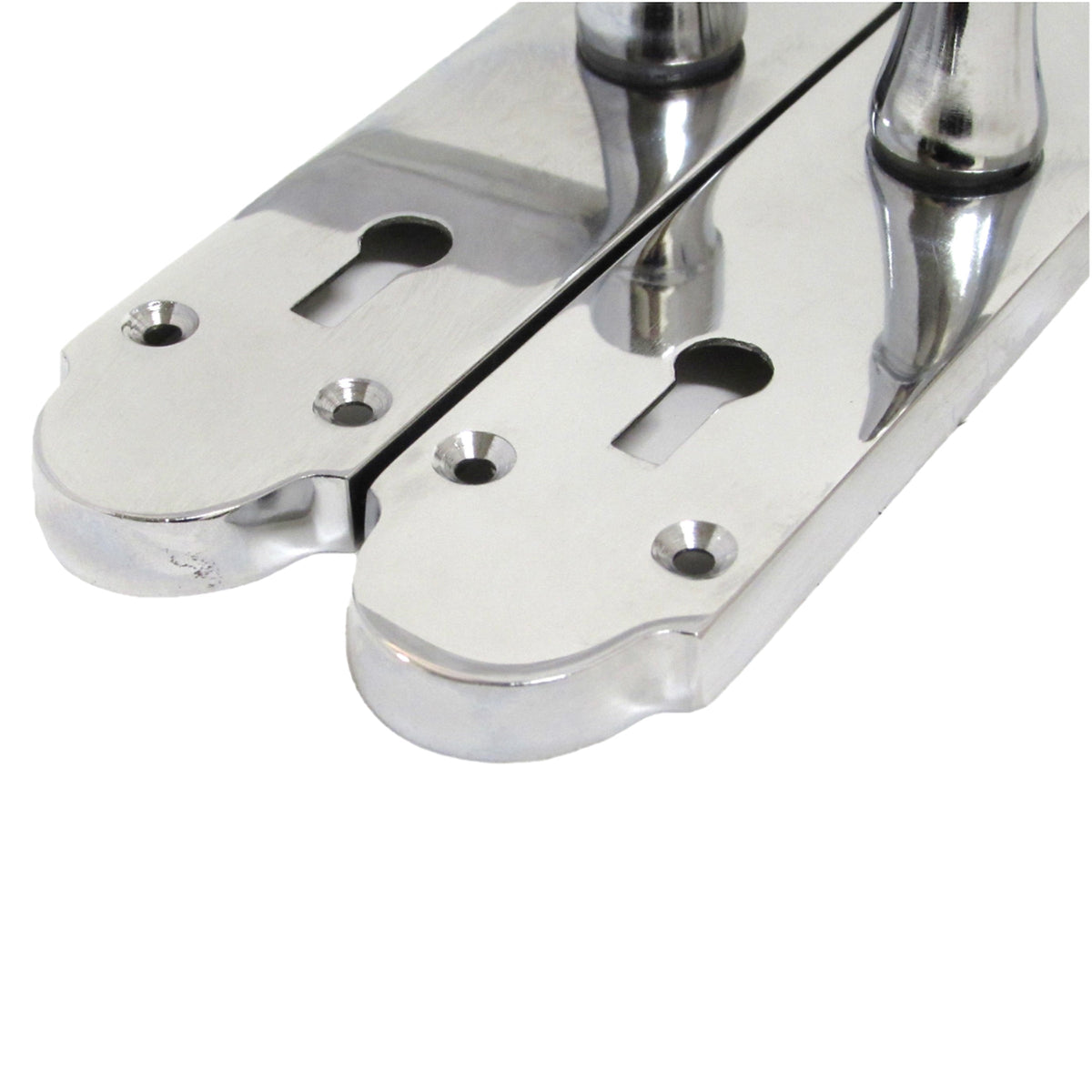 Marketplace JPG companion for Epsom Door Handle Key Lock Scroll Lever - Polished Chrome - 169mm X 40mm