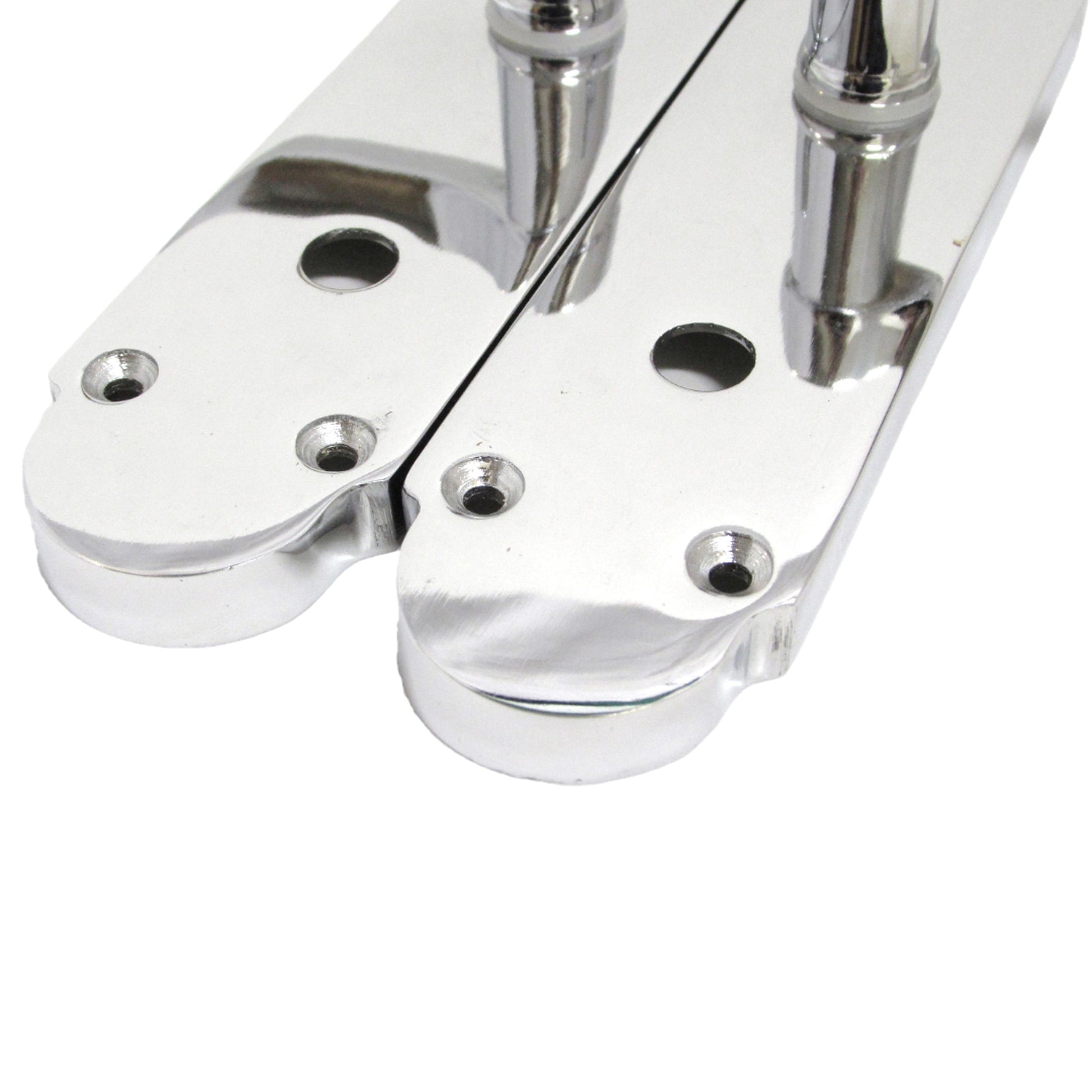 Marketplace JPG companion for Epsom Door Handle Bathroom Lock Scroll Lever - Polished Chrome Pack