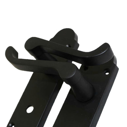 Marketplace JPG companion for Epsom Door Handle Bathroom Lock Scroll Lever - Matt Black Pack