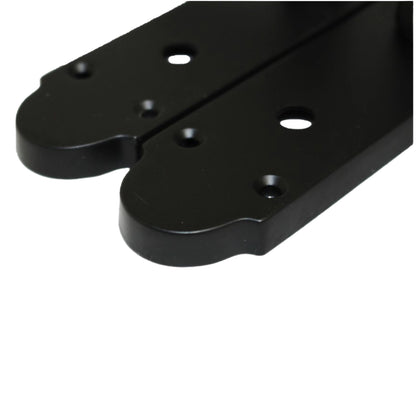 Marketplace JPG companion for Epsom Door Handle Bathroom Lock Scroll Lever - Matt Black Pack Hinges