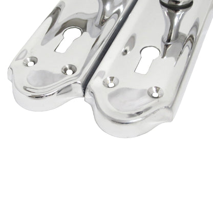 Marketplace JPG companion for Ashford Door Handle Key Lock Scroll Lever - Chrome Key Lock Pack