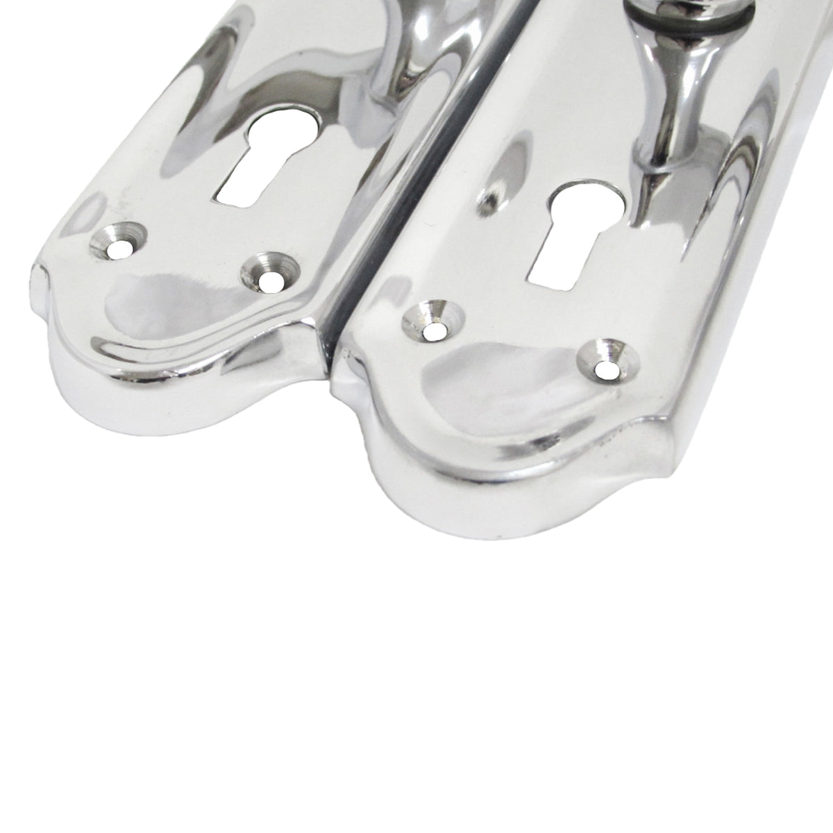 Marketplace JPG companion for Ashford Door Handle Key Lock Scroll Lever - Chrome - 168mm X 47mm
