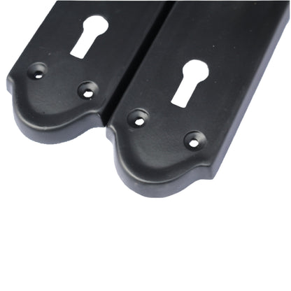 Marketplace JPG companion for Ashford Door Handle Key Lock Scroll Lever - Matt Black Key Lock Pack