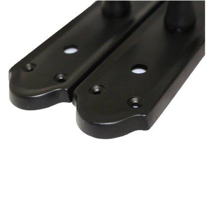 Marketplace JPG companion for Ashford Door Handle Bathroom Lock Scroll Lever - Matt Black Bath Pack Hinges
