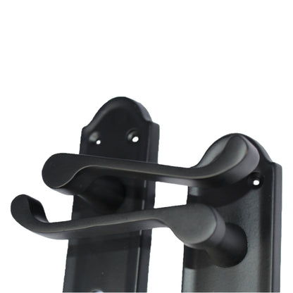 Marketplace JPG companion for Ashford Door Handle Key Lock Scroll Lever - Matt Black Key Lock Pack