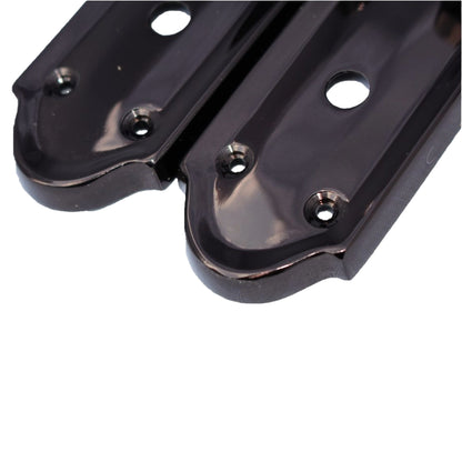 Marketplace JPG companion for Ashford Door Handle Bathroom Lock Scroll Lever - Black Nickel Bath Pack Hinges