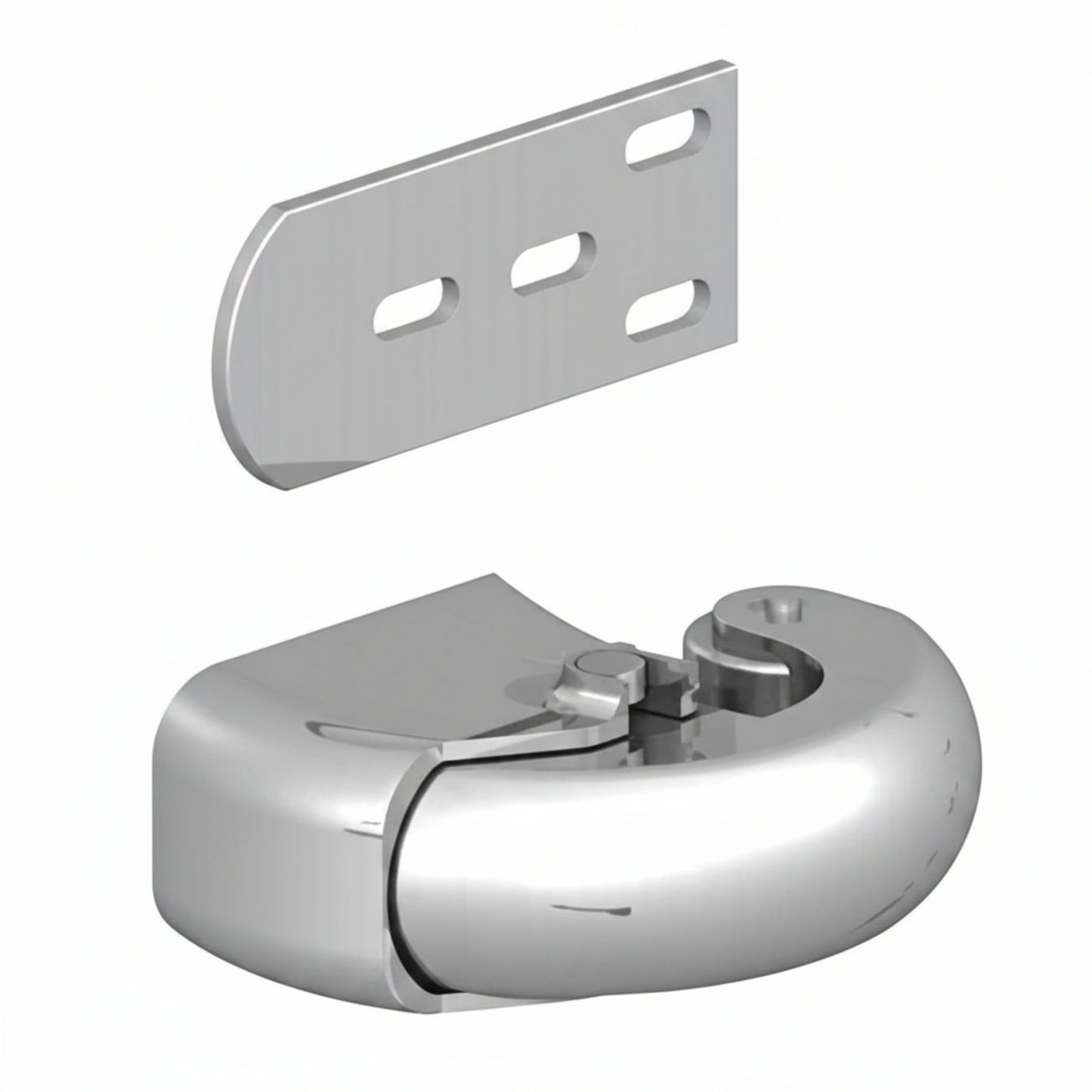 75mm Kenham Gate Catch – Bright Zinc Plated – Default Title
