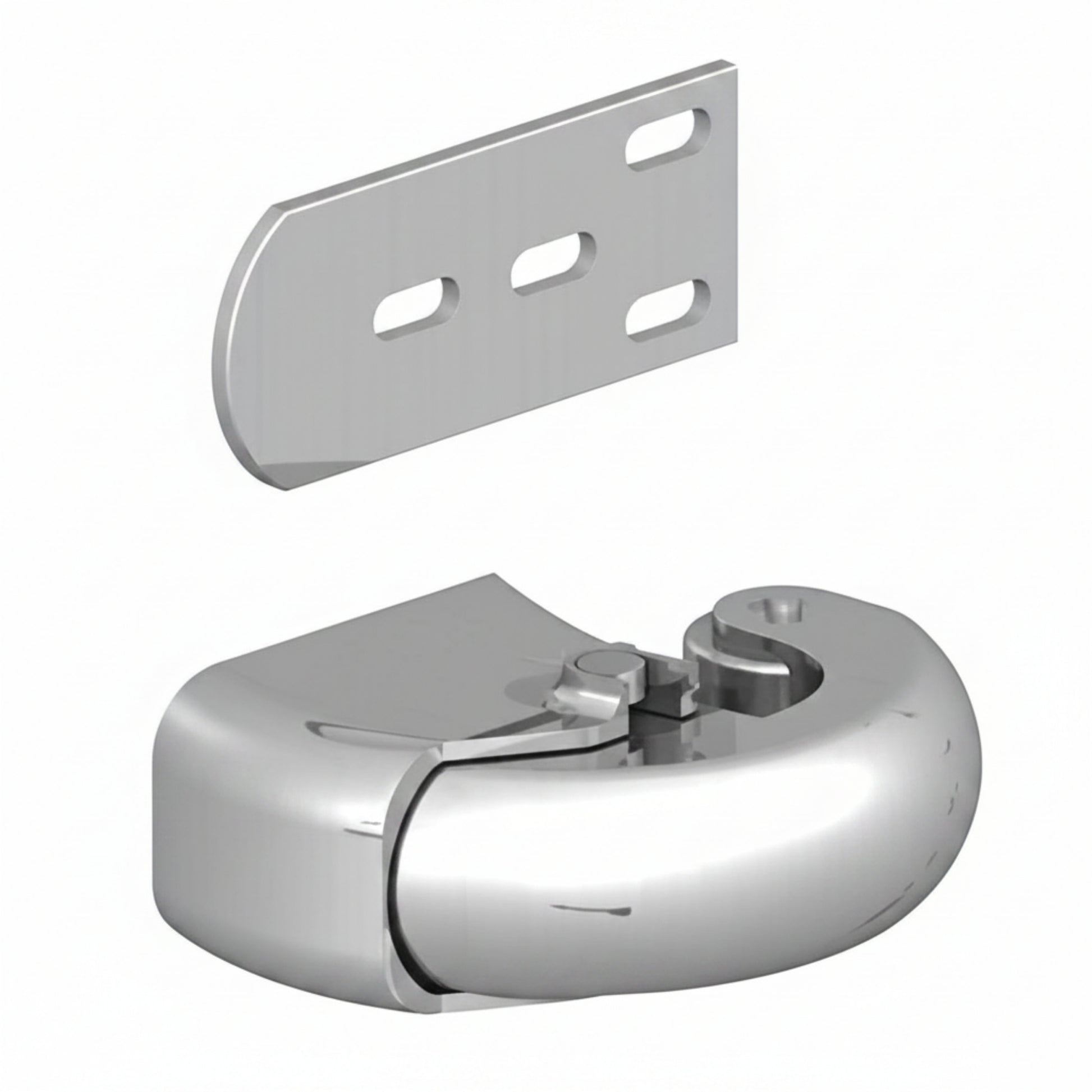 75mm Kenham Gate Catch – Bright Zinc Plated – Default Title