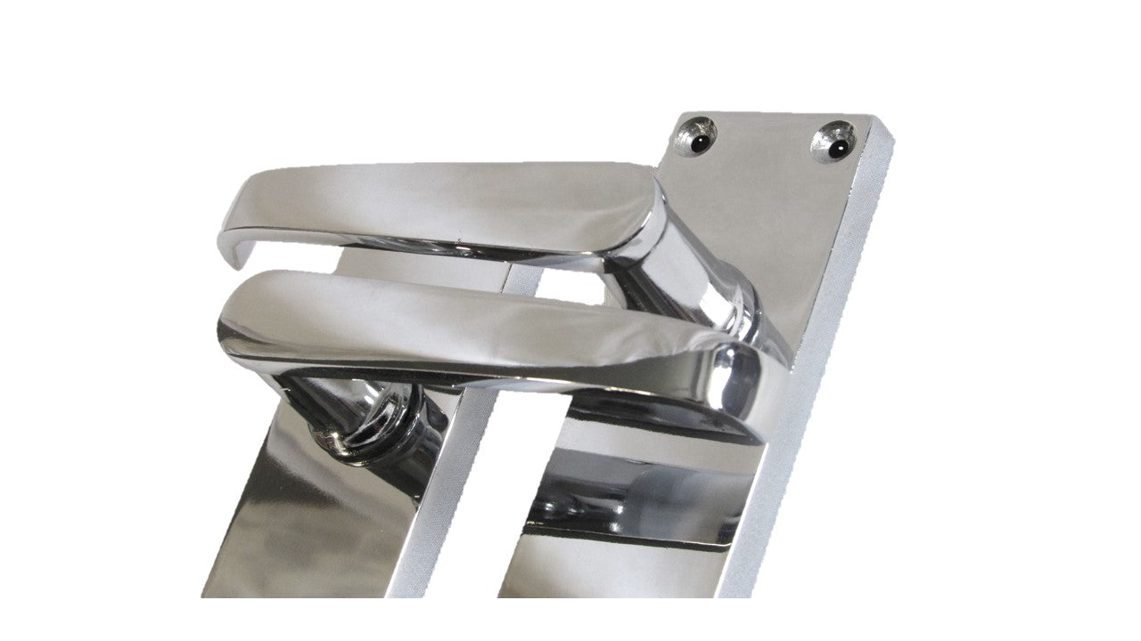 Door Handles Victorian Straight Lever Latch - Chrome 120 x 40mm