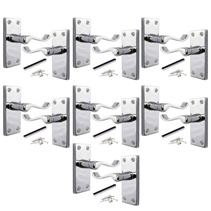 Marketplace JPG companion for Multipack Victorian Scroll Latch Door Handle - Chrome 1-8 Pairs - 118mm